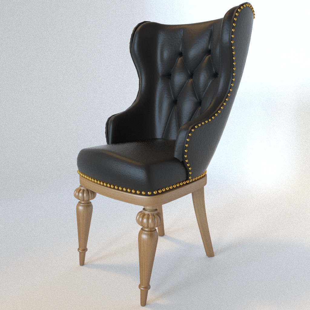 Leather Wingback Chair preview image 1